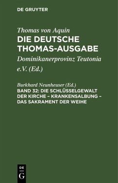 Die Schlüsselgewalt der Kirche - Krankensalbung - Das Sakrament der Weihe (eBook, PDF) Cover Die Schlüsselgewalt der Kirche - Krankensalbung - Das Sakrament der Weihe (eBook, PDF)
