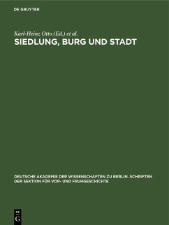 Cover Siedlung, Burg und Stadt (eBook, PDF)