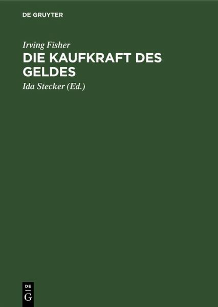 Die Kaufkraft des Geldes (eBook, PDF)
