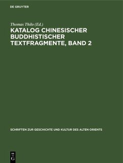 Cover Katalog chinesischer buddhistischer Textfragmente, Band 2 (eBook, PDF)