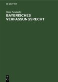 Bayerisches Verfassungsrecht (eBook, PDF)