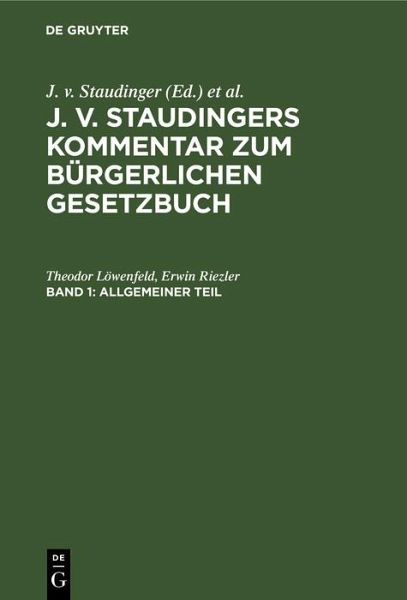 Allgemeiner Teil (eBook, PDF)