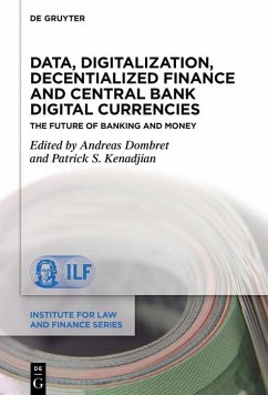 Data, Digitalization, Decentialized Finance and Central Bank Digital Currencies (eBook, ePUB)