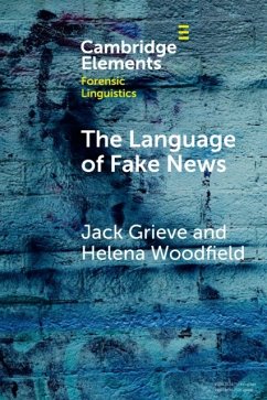 The Language of Fake News - Grieve, Jack (University of Birmingham and Alan Turing Institute); Woodfield, Helena (University of Birmingham)