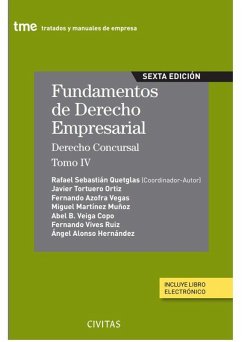 Cover Fundamentos de derecho empresarial (IV) 2023 Derecho concursal