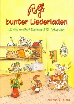 Cover Rolfs bunter Liederladen 12 Hits von Rolf Zuckowski für Akkordeon