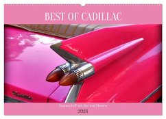 BEST OF CADILLAC - Traumschiff mit Bar und Flossen (Wandkalender 2024 DIN A2 quer), CALVENDO Monatskalender