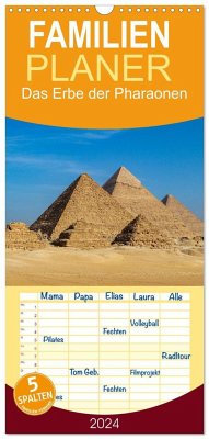 Familienplaner 2024 - Das Erbe der Pharaonen mit 5 Spalten (Wandkalender, 21 x 45 cm) CALVENDO