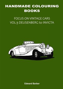 Handmade Colouring Books - Focus on Vintage Cars Vol - Barber, Edward