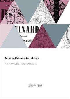 Revue de l'Histoire Des Religions - Vernes, Maurice