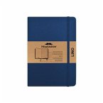 Moustachine Classic Linen Large Dark Blue Dotted Hardcover