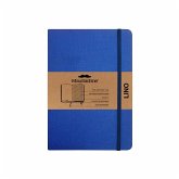 Moustachine Classic Linen Medium Indigo Blue Squared Hardcover