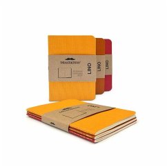 Moustachine Slim Yellows and Reds Blank Passport