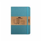 Moustachine Classic Linen Large Ocean Water Blue Squared Hardcover