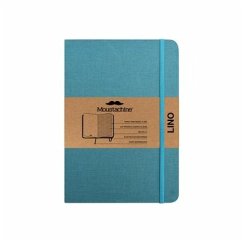 Moustachine Classic Linen Large Ocean Water Blue Squared Hardcover
