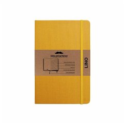 Moustachine Classic Linen Hardcover Sunflower Yellow Lined Pocket