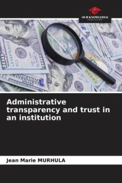 Administrative transparency and trust in an institution - MURHULA, Jean Marie