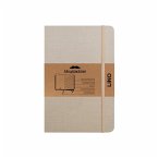 Moustachine Classic Linen Hardcover Light Tan Lined Pocket