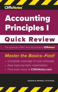 CliffsNotes Accounting Principles I: Quick Review - Minbiole, Elizabeth A.