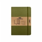 Moustachine Classic Linen Large Military Green Squared Hardcover