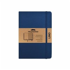 Moustachine Classic Linen Large Dark Blue Squared Hardcover