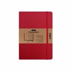 Moustachine Classic Linen Hardcover Classic Red Lined Medium