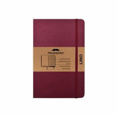 Moustachine Classic Linen Pocket Burgundy Squared Flex