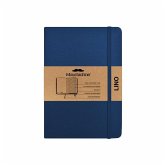 Moustachine Classic Linen Medium Dark Blue Squared Hardcover