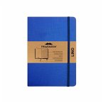 Moustachine Classic Linen Hardcover Indigo Blue Lined Medium