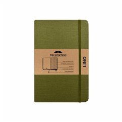 Moustachine Classic Linen Pocket Military Green Squared Flex