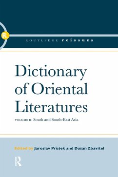 Cover Dictionary of Oriental Literatures 2 (eBook, PDF)