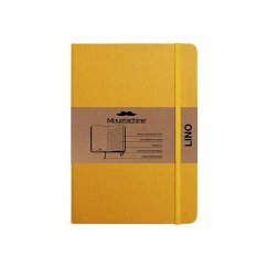 Moustachine Classic Linen Hardcover Sunflower Yellow Lined Medium