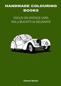 Handmade Colouring Books - Focus on Vintage Cars Vol - Barber, Edward