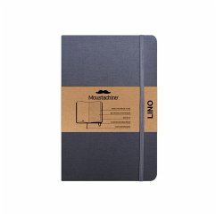 Moustachine Classic Linen Pocket Grey Dotted Hardcover