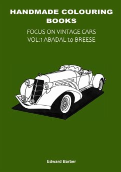 Handmade Colouring Books - Focus on Vintage Cars Vol - Barber, Edward