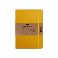 Moustachine Classic Linen Large Sunflower Yellow Blank Hardcover