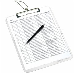 Herlitz Klemmbrett Polystyrol A4 glasklar