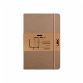 Moustachine Classic Linen Pocket Dark Tan Dotted Hardcover