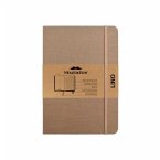 Moustachine Classic Linen Hardcover Dark Tan Lined Large