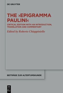 Cover The ?Epigramma Paulini? (eBook, PDF)