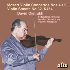 Violinkonzerte 4 & 5/Violinsonate Kv 454 - Oistrach/Ormandy/Philadelphia Orch./+