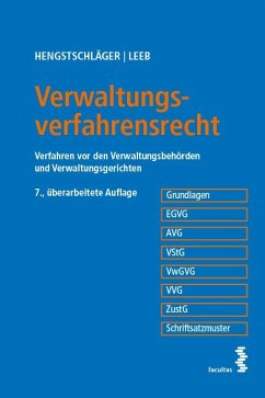 Verwaltungsverfahrensrecht - Hengstschläger, Johannes;Leeb, David