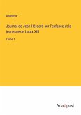 Journal de Jean Héroard sur l'enfance et la jeunesse de Louix XIII