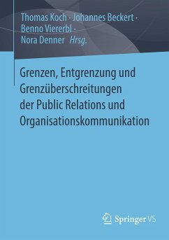 Grenzen, Entgrenzung und Grenzüberschreitungen der Public Relations und Organisationskommunikation