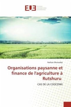 Organisations paysanne et finance de l'agriculture à Rutshuru - Mutombo, Nathan