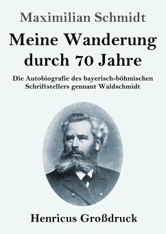 Meine Wanderung durch 70 Jahre (Großdruck) - Schmidt, Maximilian