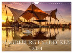 Magdeburg entdecken (Wandkalender 2024 DIN A4 quer), CALVENDO Monatskalender