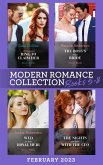 Modern Romance February 2023 Books 5-8: A Convenient Ring to Claim Her (Four Weddings and a Baby) / The Boss's Stolen Bride / Wed for Their Royal Heir / The Nights She Spent with the CEO (eBook, ePUB)
