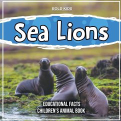 Cover Sea Lions Educational Facts Children's Animal Book