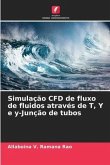 Simulação CFD de fluxo de fluidos através de T, Y e y-Junção de tubos